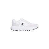 Calvin Klein Kadın Athleisure Runner Spor Ayakkabı, Parlak Beyaz/Siyah, 39 EU