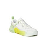 Calvin Klein Kadın Bağcıklı Marka Logolu Spor Stil Beyaz-Yesil Sneaker YW0YW01306-0IE