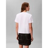 Calvin Klein Kadın Beyaz Calvin Klein A - Ss 20S Jsy Logo, Yaa Beyaz Kadın T-Shirt - M