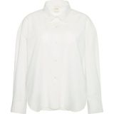 Calvin Klein Kadın Beyaz Calvin Klein Crisp Poplin Oversized Cropped S Kadın Beyaz Gömlek