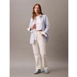 Calvin Klein Kadın Beyaz Monogram T-Shirt