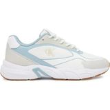 Calvin Klein Kadın Beyaz Retro Tenis Örgü Sneaker - Çok Renkli