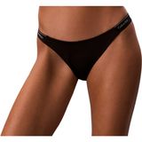 Calvin Klein Kadın Bikini Lv00q61206 Mayo (1'li Paket), siyah (Black), M
