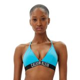 Calvin Klein Kadın Bikini Üstü, Bash Blue, S Beden