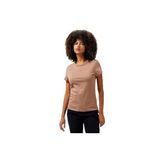 Calvin Klein Kadın Bisiklet Yaka T-Shirt, Kahverengi, XS