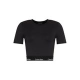 Calvin Klein Kadın Bisiklet Yaka T-Shirt, Siyah, S Beden