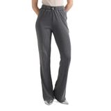 Calvin Klein Kadın Bootcut Dokuma Etiket Pantolon, Siyah, 38