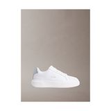 Calvin Klein Kadın Chunky Cupsole Deri Sneaker - Beyaz - Gümüş