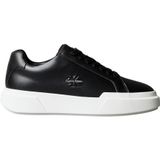 Calvin Klein Kadın CHUNKY CUPSOLE LACEUP LTH Spor Ayakkabı Black/Bright White 36