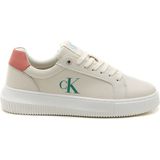 Calvin Klein Kadın Chunky Taban CK Logo Beyaz Sneaker