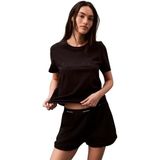Calvin Klein Kadın CLASSIC 2 TEE Shirt Black S