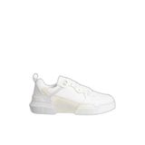 Calvin Klein Kadın Deri Sneaker, Krem, 40, YW0YW01306PSX