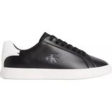 Calvin Klein Kadın Düşük Bilekli Ck Logo Detaylı Deri Siyah Sneaker HW0HW03146-0GM