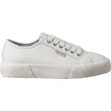 Calvin Klein Kadın Düşük Bilekli Ck Logo Detaylı Hakiki Deri Beyaz Sneaker HW0HW03077-0K4