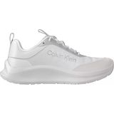Calvin Klein Kadın Düşük Bilekli Rahat Taban Logo Imzalı Süet Detaylı Beyaz1 Sneaker HW0HW03293-061