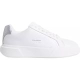 Calvin Klein Kadın Düşük Bilekli Th Logo Detaylı Deri Beyaz Sneaker HW0HW02988-05Y