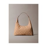 Calvin Klein Kadın Emblem Jacquard Omuz Çantası - Haki