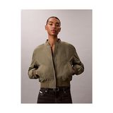 Calvin Klein Kadın Essential Naylon Bomber Ceket - XS - Bej