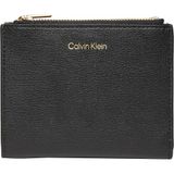 Calvin Klein Kadın Folyo Logolu Dbl Fermuarlı Kartlık LV04F1135G Kartlık, Siyah (Siyah/Kızarmış Hindistan Cevizi), Tek Beden
