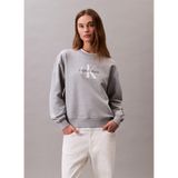 Calvin Klein Kadın Gri Sweatshirt, S Beden