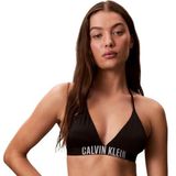 Calvin Klein Kadın Halter Üçgen Lv00q61222 Mayo Üstü (Tekli Paket), siyah (Black), M