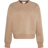 Calvin Klein Kadın Kahverengi Calvin Klein Ls Boxy Scuba Crew Sweatshırt Kadın Kahverengi Sweatshirt - 2XS