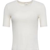 Calvin Klein Kadın / Kız Bej Calvin Klein Hs Varıgated Rıb Nan, Yas Bej Kadın T-Shirt - M