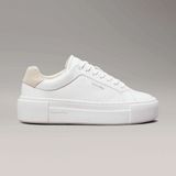 Calvin Klein Kadın / Kız Beyaz Calvin Klein Ff Cupsole Lace Up W, 0lı Beyaz Kadın Spor Ayakkabı