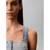 Calvin Klein Kadın / Kız Mavi Calvin Klein Denım Trucker Tank F, Yp3 Mavi Kadın Kot Bluz - 2XS