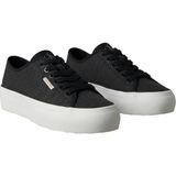 Calvin Klein Kadın / Kız Siyah Calvin Klein Vulc Flatf Laceup Ja, Beh Siyah Kadın Spor Ayakkabı