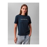 Calvin Klein Kadın Klasik Logo Detaylı T-shirt