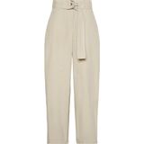 Calvin Klein Kadın Krem Calvin Klein Cotton Seamed Pant Kadın Krem Kumaş Pantolon - 113-Krem Rengi - 2
