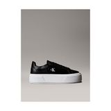 Calvin Klein Kadın Lace Up Deri Detaylı Platform Sneaker - Siyah