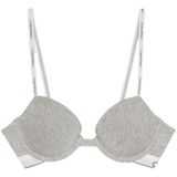 Calvin Klein Kadın Lightly Lined Demi Sütyen Grey Heather 0B