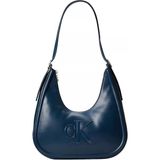 Calvin Klein Kadın Logo Desenli Ayarlanabilir Askılı Mavi Omuz Çantası LV04F3427G-RO3