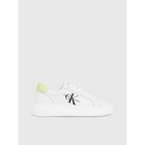 Calvin Klein Kadın Marka Logolu Bağcıklı Kaydırmaz Tabanlı Günlük Beyaz Sneaker YW0YW00823-02U
