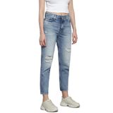 CALVIN KLEIN Kadın Marka Logolu Slim Fit Şık Görünüşlü Klasik 5 Cepli Günlük Kullanıma Uygun Beyaz Jeans J20J223310-1AA 27