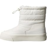 Calvin Klein Kadın Mid Boot Çizme Snowboot Naylon Mix Platformlu, Beyaz Zambak Beyaz, 38 EU