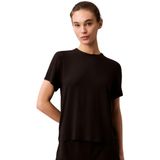 Calvin Klein Kadın MODAL SS RELAXED TEE SHIRT Black XS