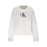 Calvin Klein Kadın Monologo French Sweatshirt,Beyaz Xl