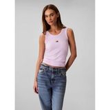 Calvin Klein Kadın Mor Calvin Klein A- Modal Rib Tank (Essential) Mor Kadın Tişört - 2XS