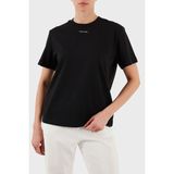 Calvin Klein Kadın Pamuklu Bisiklet Yaka Kısa Kollu Siyah T-Shirt LV147C857G-UB1