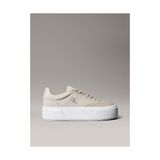 Calvin Klein Kadın Platform Detaylı Lace Up Sneaker - Bej - 37