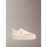 Calvin Klein Kadın Platform Taban Ck Logolu Bej Sneaker HW0HW02989-0GI