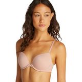 Calvin Klein Kadın Push Up Plunge Sütyen Honey Almond 0B
