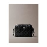 Calvin Klein Kadın Quilted Double Zip Omuz Çantası - Siyah - Standart