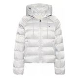 Calvin Klein Kadın Regular Fit Kapüşonlu Kapitone Desenli Kaz Tüyü Dolgulu Uzun Kollu Gri Mont LV047E509G-QBW