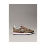 Calvin Klein Kadın Retro Runner Lace Up Spor Ayakkabı - Bej - Bordo