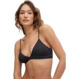 Calvin Klein Kadın Siyah Üçgen Sütyen, XL Beden