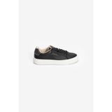 Calvin Klein Kadın Sneaker, Siyah/Gümüş, 40 Beden